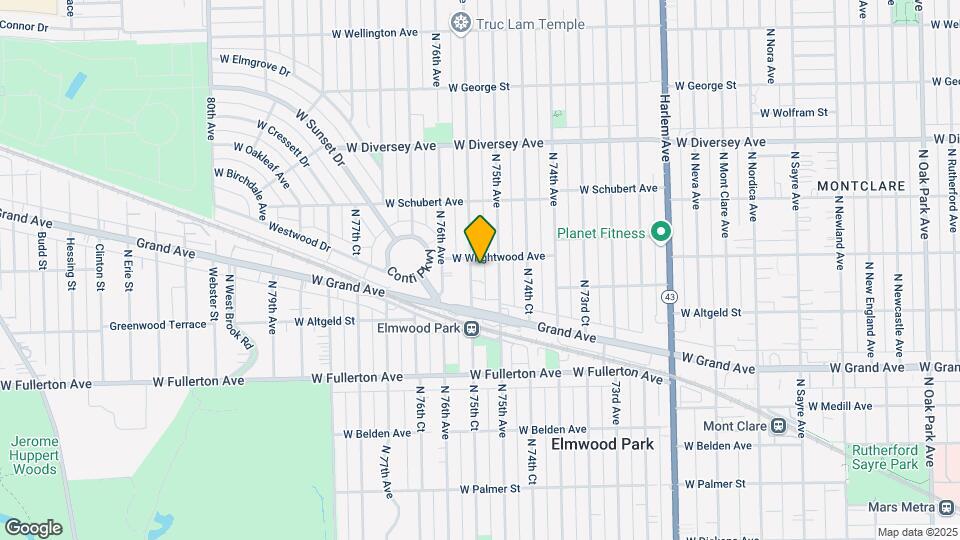 2539 N 75th Ct, Unit 2 Map and Location Details
