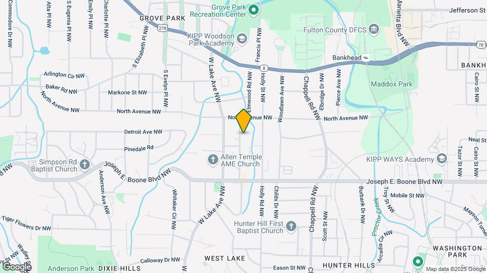 425 Lanier St NW Map and Location Details