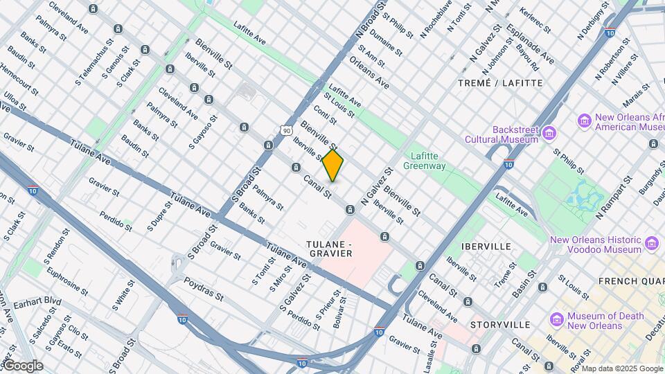2335 Canal St Map and Location Details