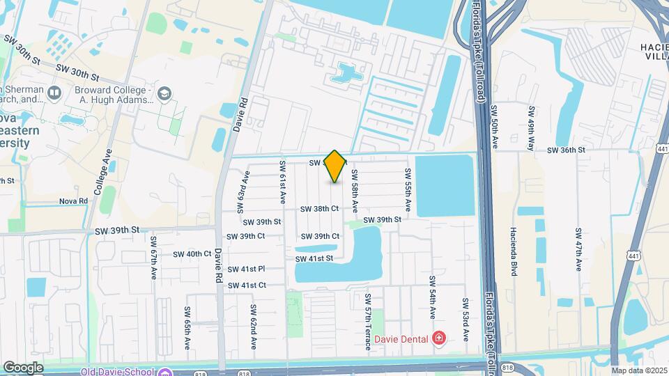 3750 SW 59th Ave, Unit 1 Mapa y Detalles de la Ubicación
