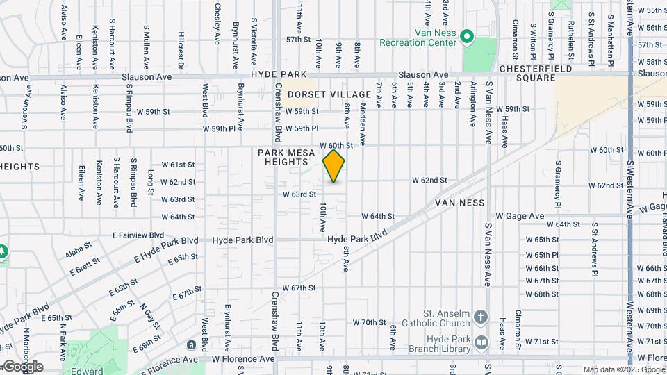 3121 W 63rd St Map and Location Details