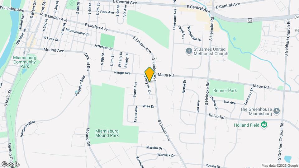 540 Cherry Hill Drive Map and Location Details