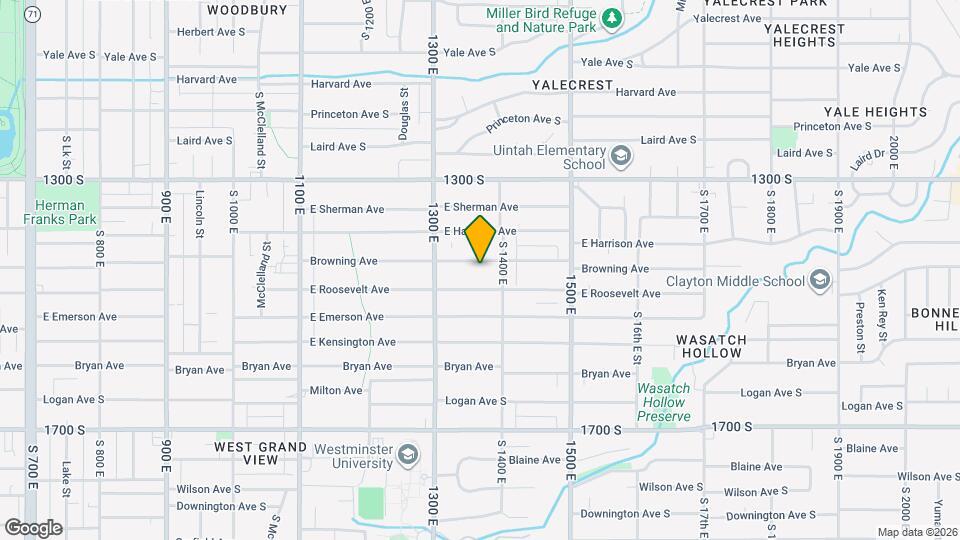 1368 Browning Ave Map and Location Details