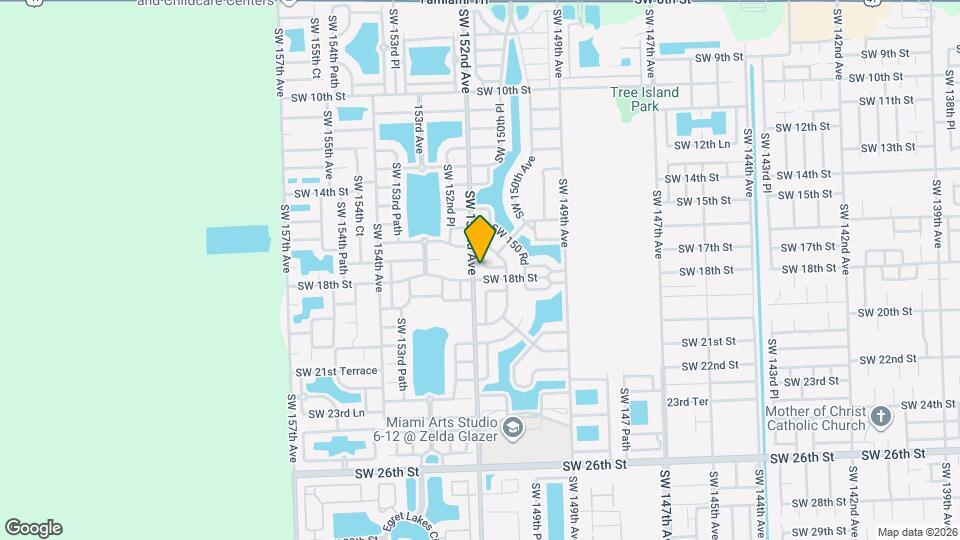 1764 SW 151 Pl Map and Location Details