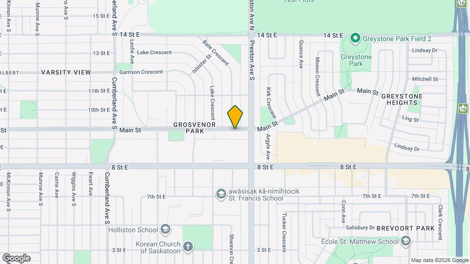 2102 Main St Map and Location Details