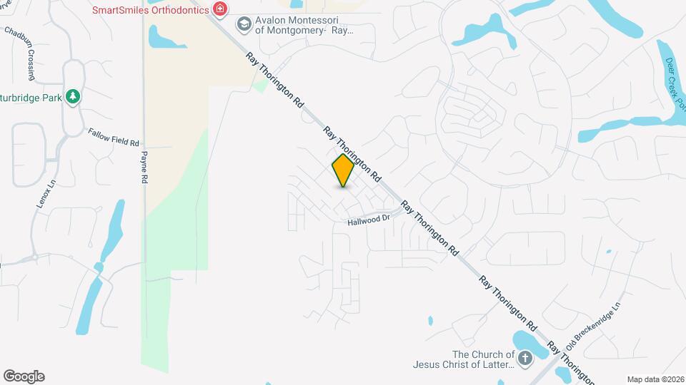 1136 Hallwood Ln Map and Location Details