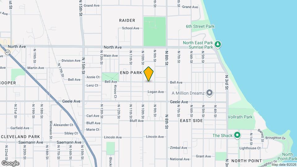 921 Bell Ave Mapa y Detalles de la Ubicación