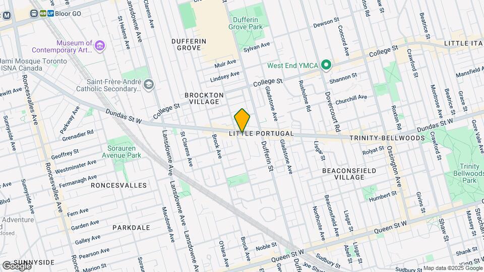 1537 Dundas St W Map and Location Details