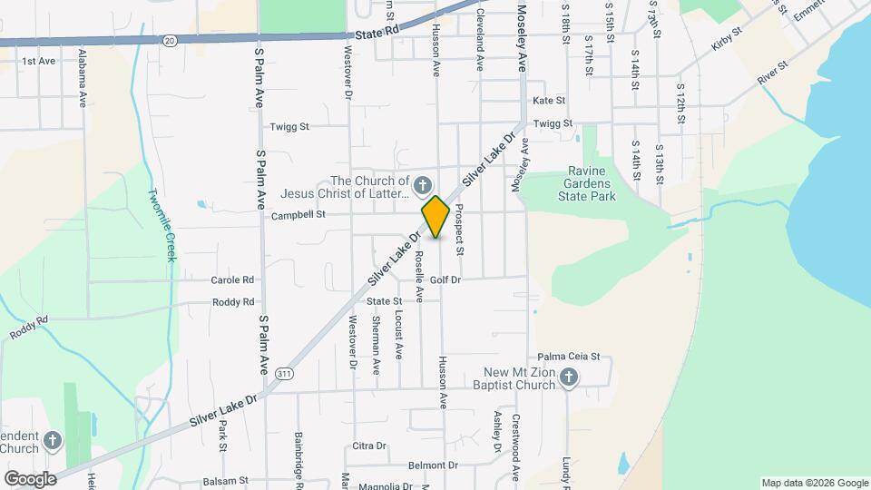 1604 Husson Ave Map and Location Details