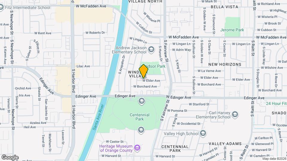 3033 W Elder Ave, Unit Main House Map and Location Details