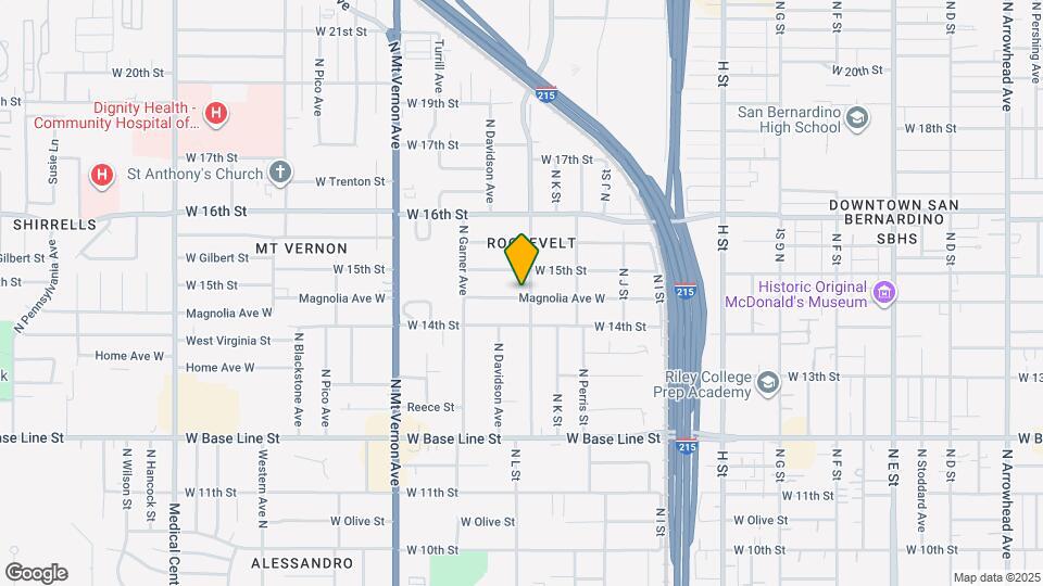 1118 Magnolia Ave W Map and Location Details