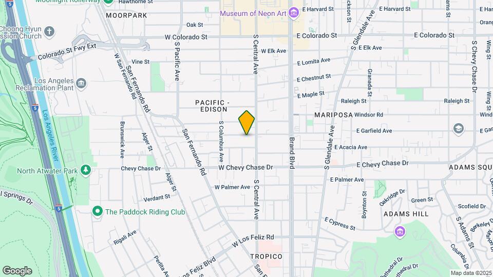 316 W Garfield Ave Map and Location Details