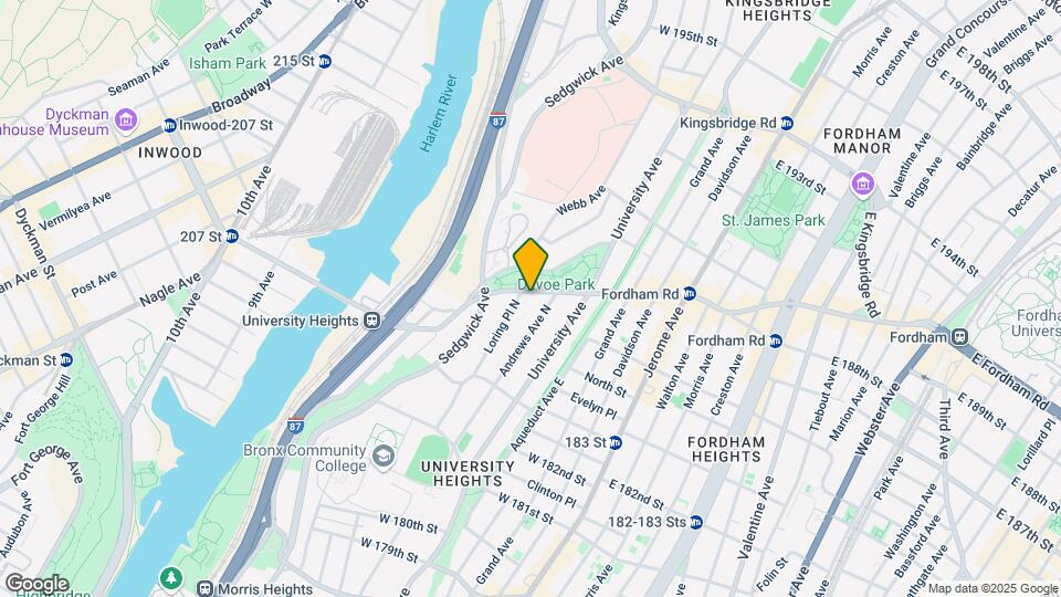 140 W Fordham Rd Map and Location Details