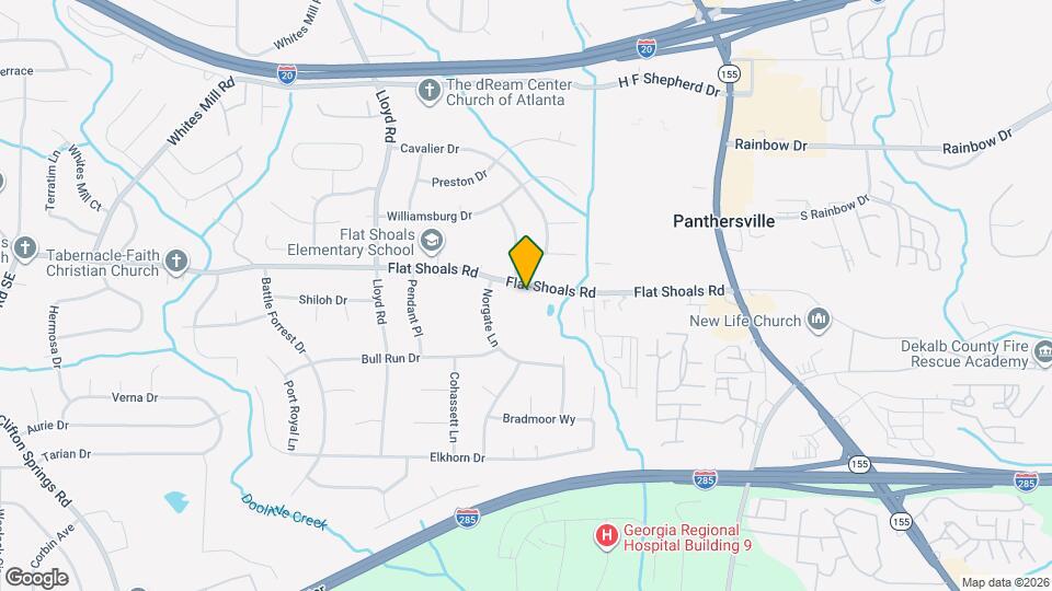 3315 Flat Shoals Rd Map and Location Details