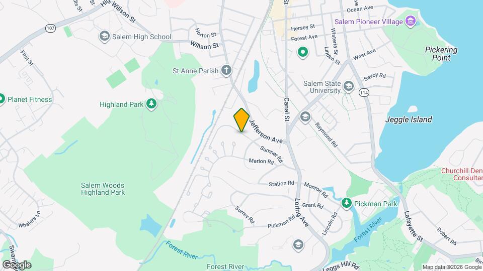 5 Fillmore Rd Map and Location Details