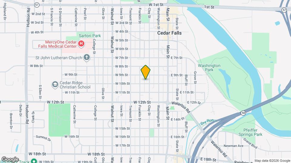 309 W 10th St Map and Location Details