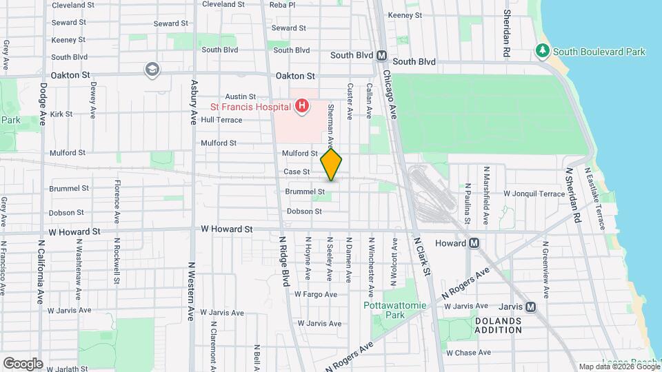 725 Brummel St Map and Location Details