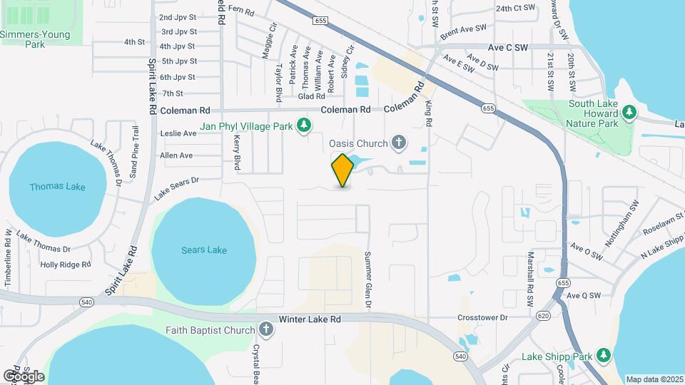 721 Waterbridge Dr Mapa y Detalles de la Ubicación