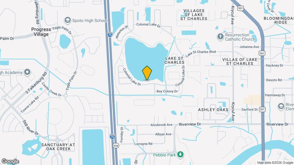 7209 Colonial Lake Dr Map and Location Details