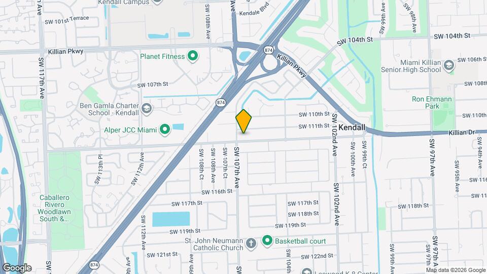 10625 SW 112th St Map and Location Details