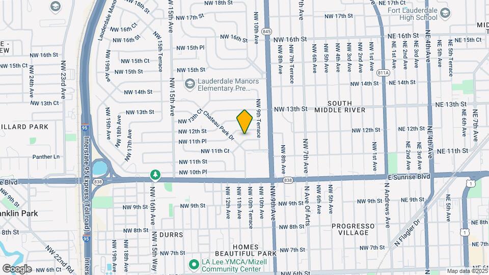 1001 NW 11th Ct Map and Location Details