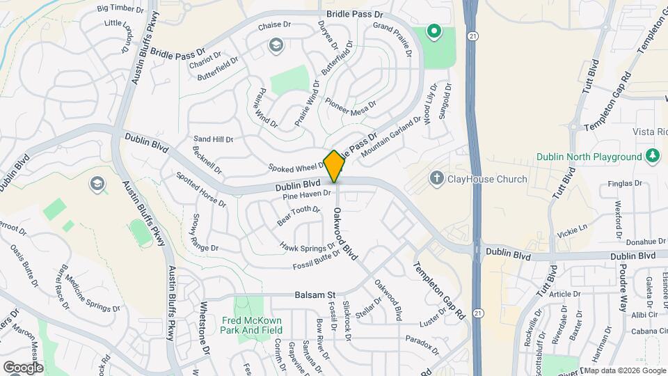 5296 Pine Haven Dr Map and Location Details