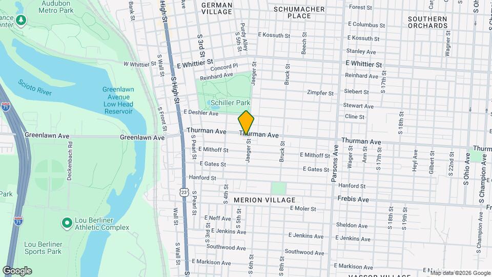 1145 Jaeger St, Unit B Map and Location Details