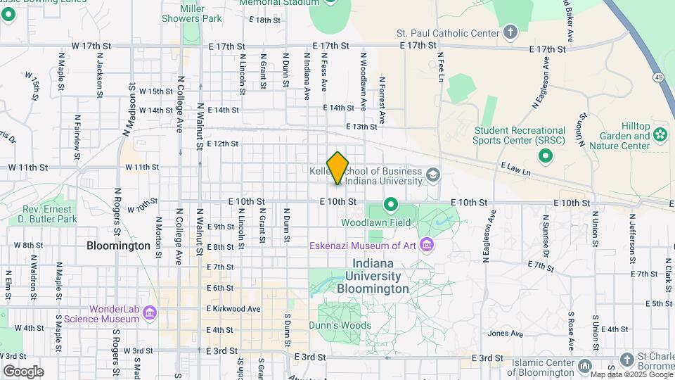 712 1/2 E Cottage Grove Ave Map and Location Details