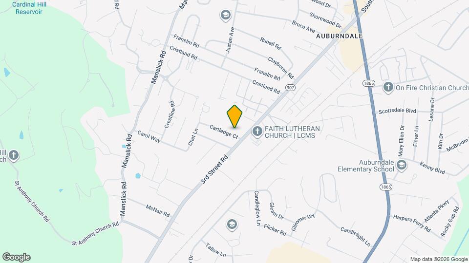 5533 Cartledge Ct Mapa y Detalles de la Ubicación