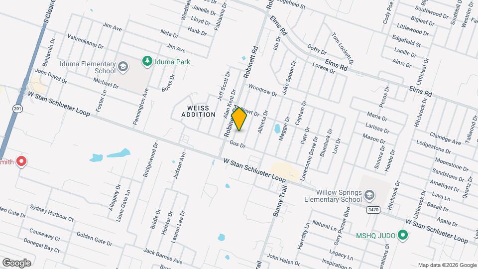 4504 Deek Dr Map and Location Details
