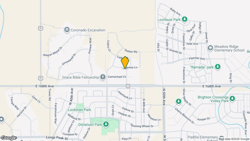 4592 Dewey Ln Map and Location Details