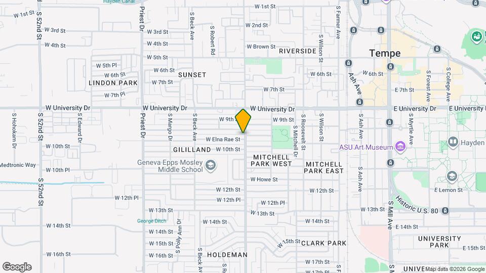 1000 W Elna Rae St Map and Location Details