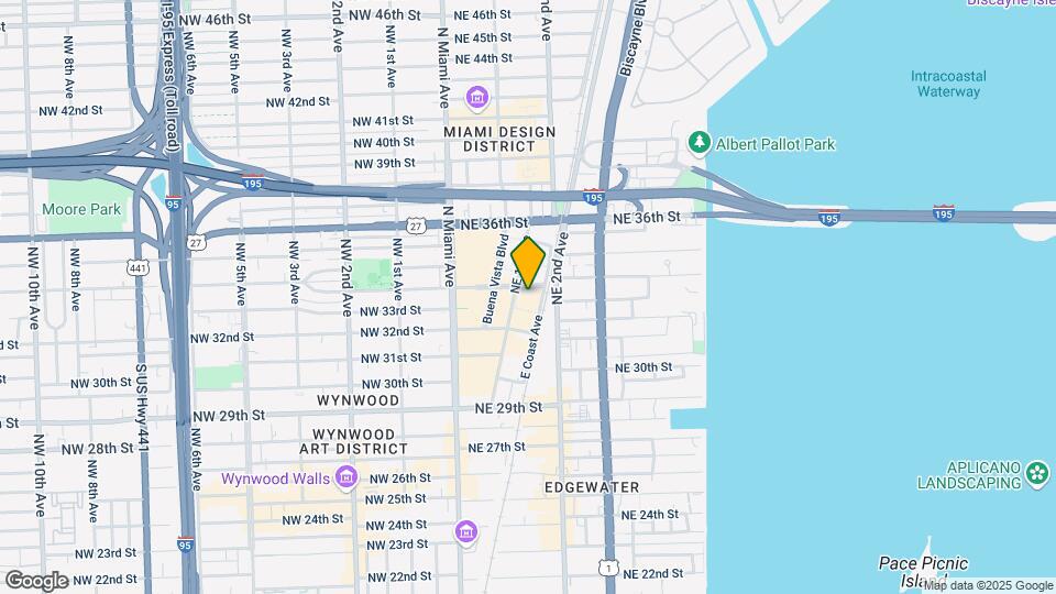 3301 NE 1st Ave, Unit # H0807 Map and Location Details