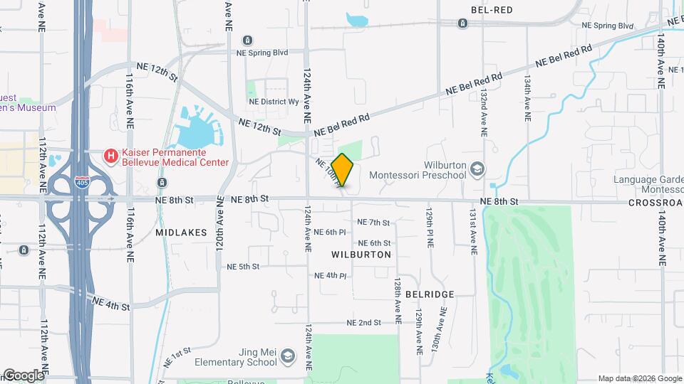 12740 NE 10th Pl Map and Location Details