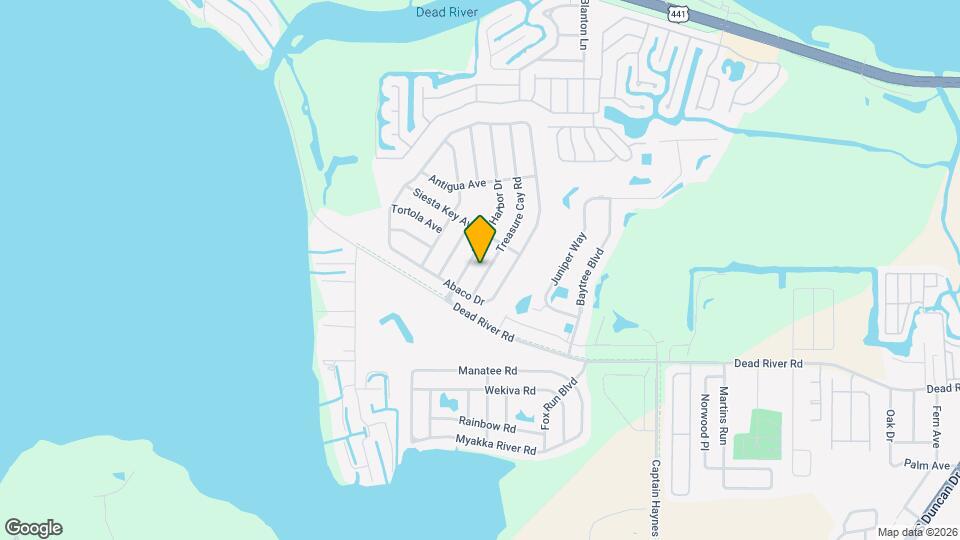 4920 Treasure Cay Rd Map and Location Details