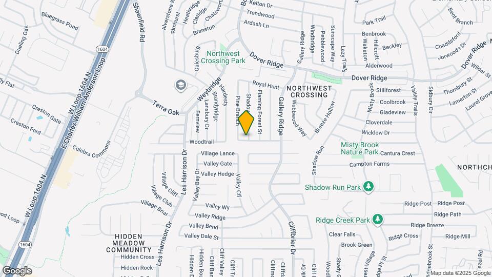 7203 Shadow Ridge Map and Location Details