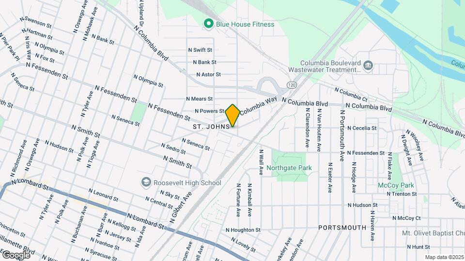 6621 Fessenden St Map and Location Details