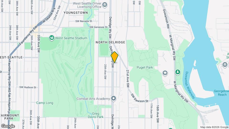 4726 Delridge Wy SW Mapa y Detalles de la Ubicación