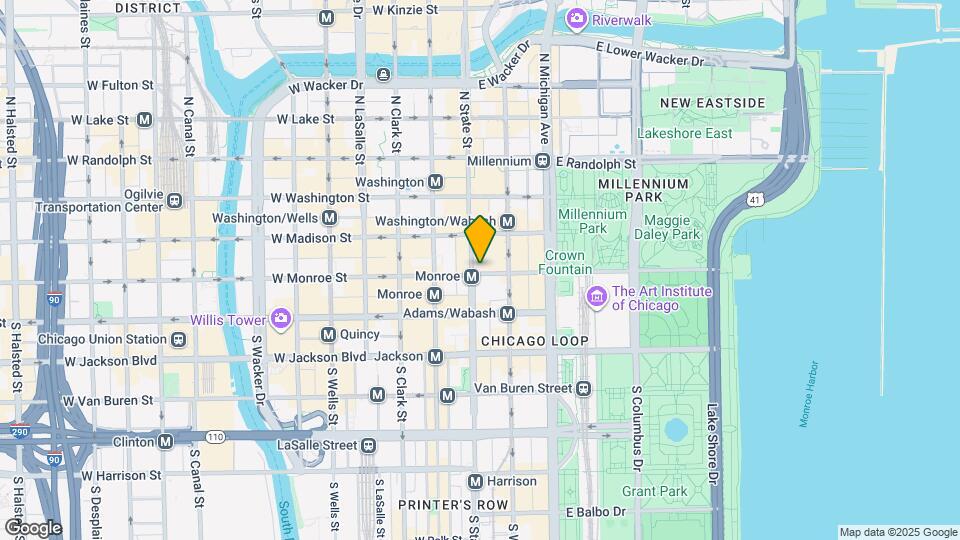 6 E Monroe St Mapa y Detalles de la Ubicación