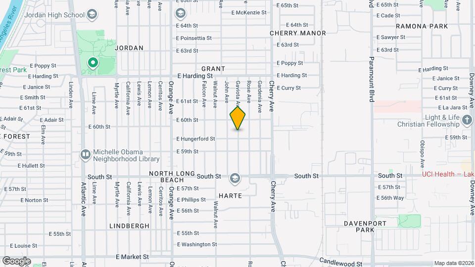5933 Gaviota Ave Map and Location Details