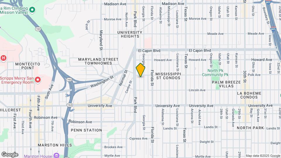 4080 Georgia St Mapa y Detalles de la Ubicación