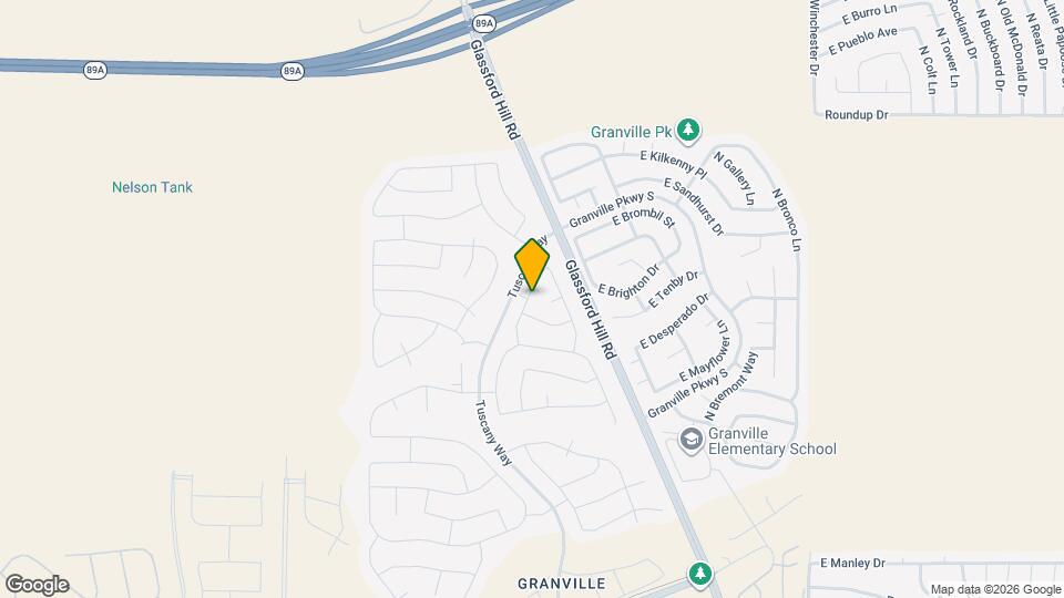 5593 N Brinson Ln Map and Location Details