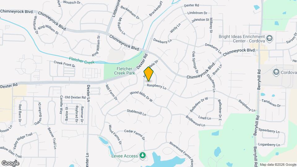 8730 Raspberry Ln Map and Location Details