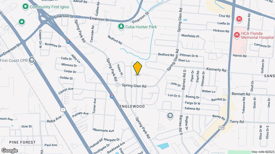 4127 Glenview Rd Map and Location Details