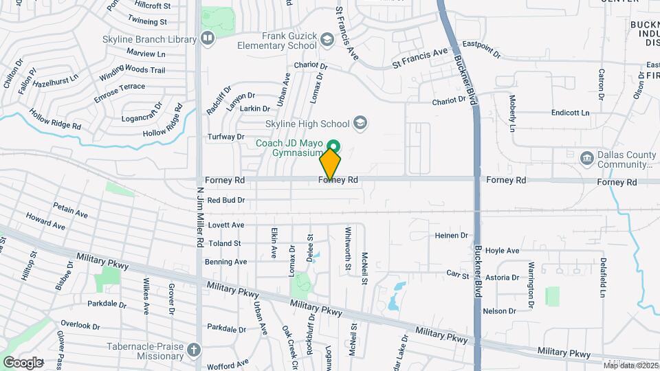 7530 Forney Rd Map and Location Details