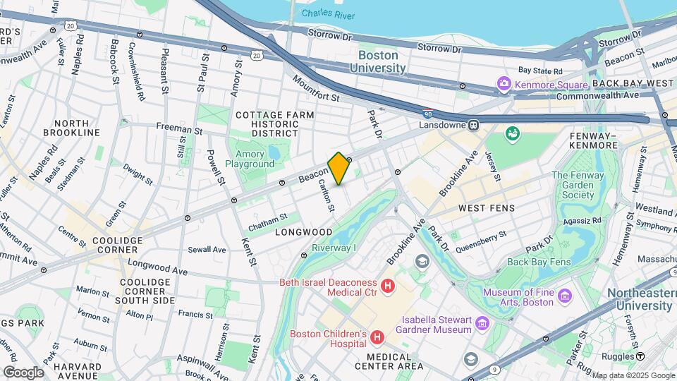 57 Monmouth St, Unit 204 Map and Location Details