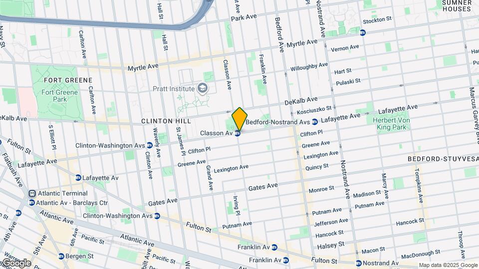386A Lafayette Ave Map and Location Details