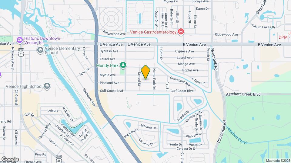 1017 Pineland Ave Map and Location Details