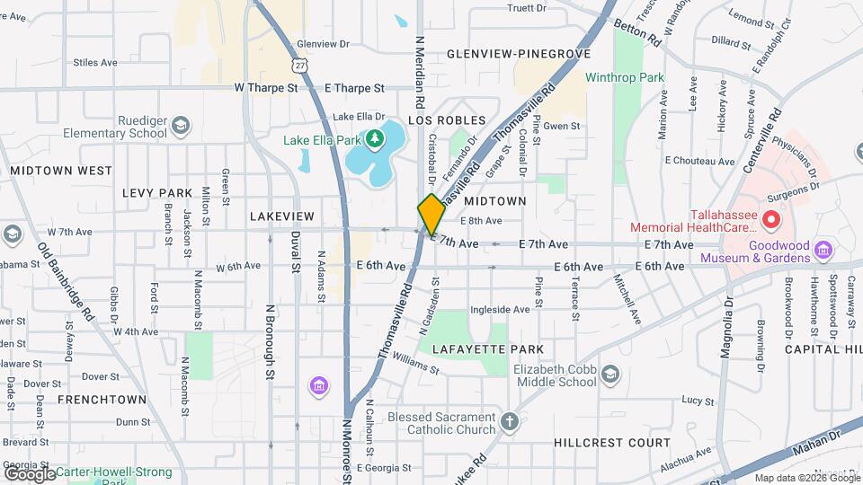 1350 N Gadsden St Map and Location Details