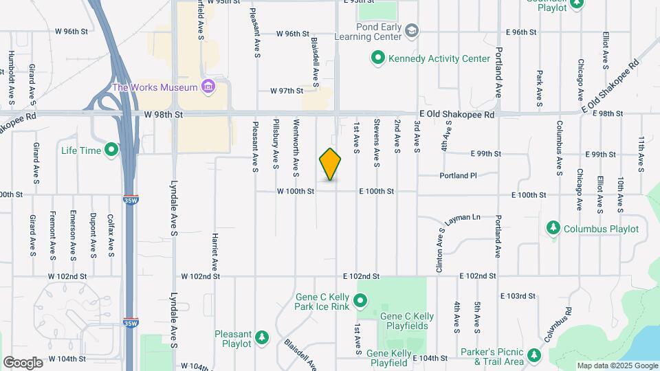 9920 Nicollet Ave Map and Location Details